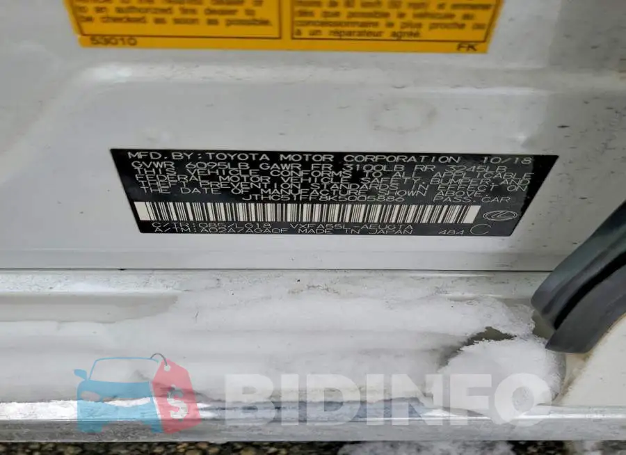 JTHC51FF8K5005886 Photo# 12