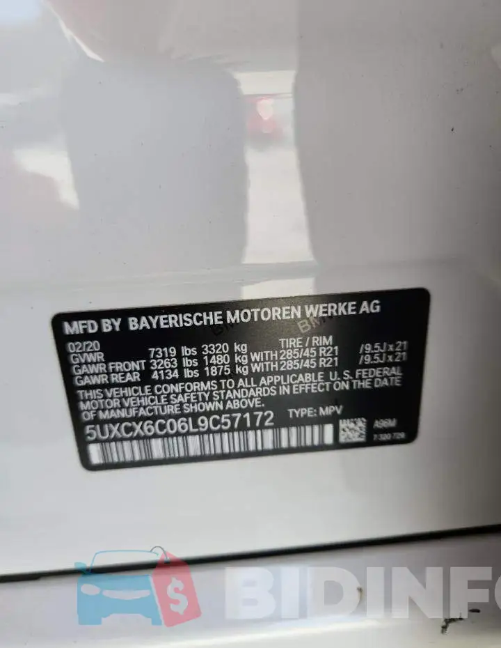 5UXCX6C06L9C57172 Photo# 14