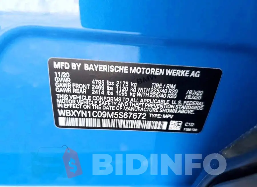 WBXYN1C09M5S67672 Photo# 13