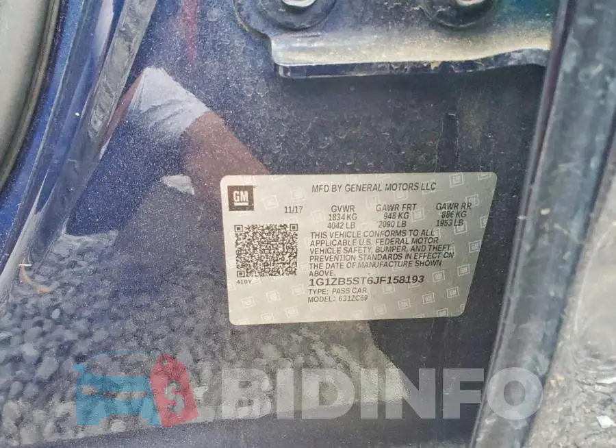 1G1ZB5ST6JF158193 Photo# 12