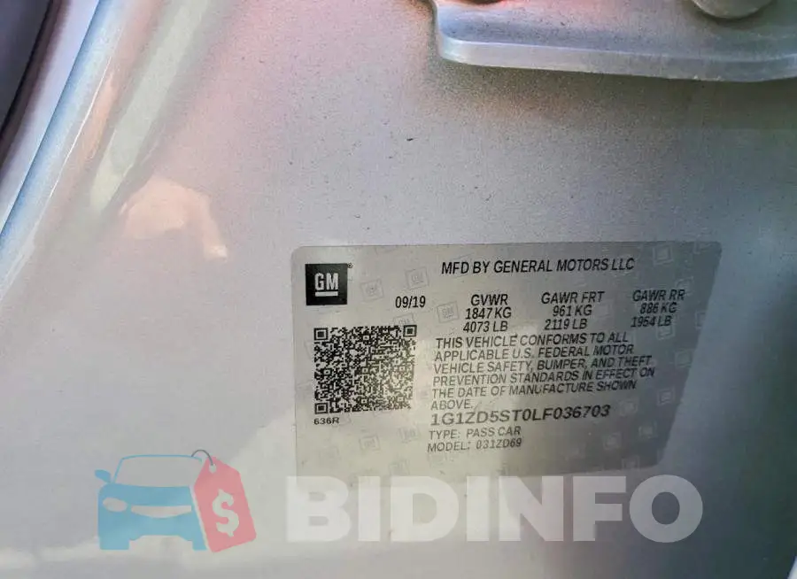 1G1ZD5ST0LF036703 Photo# 12