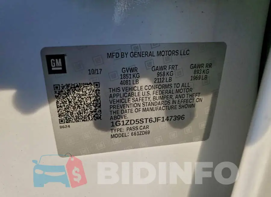 1G1ZD5ST6JF147396 Photo# 12