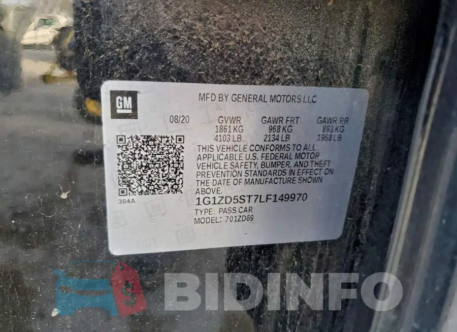 1G1ZD5ST7LF149970 Photo# 12