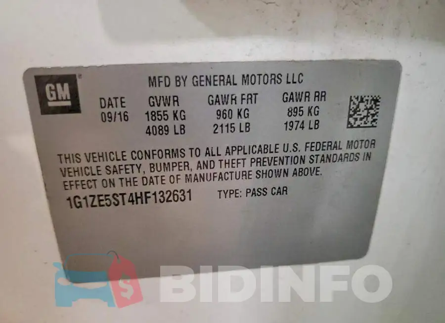 1G1ZE5ST4HF132631 Photo# 12
