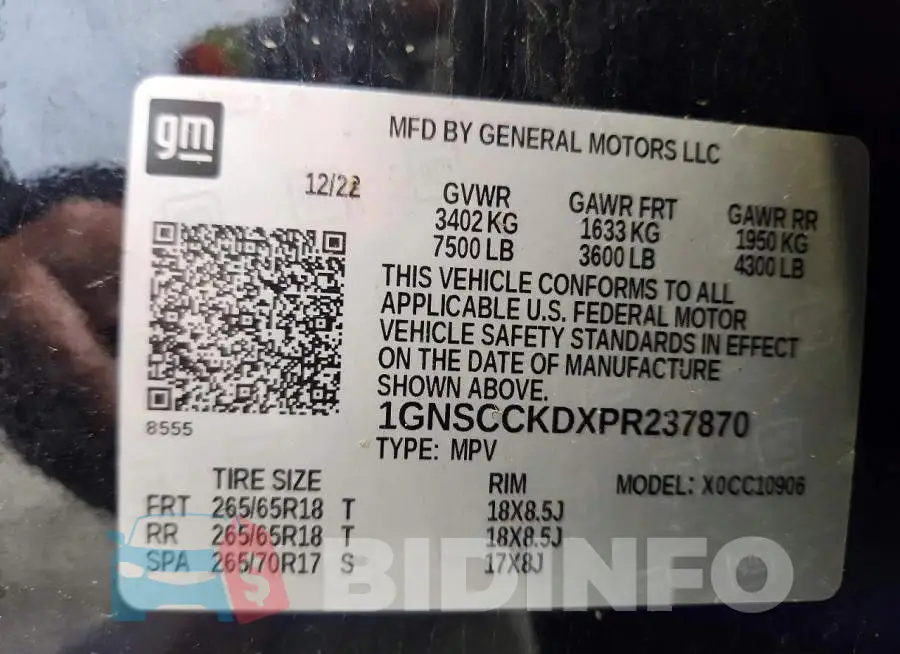 1GNSCCKDXPR237870 Photo# 13