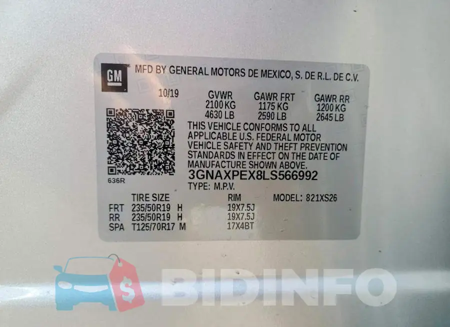 3GNAXPEX8LS566992 Photo# 13