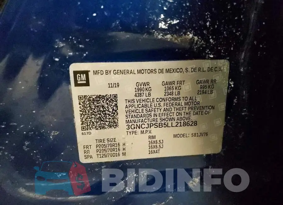 3GNCJPSB5LL218628 Photo# 12