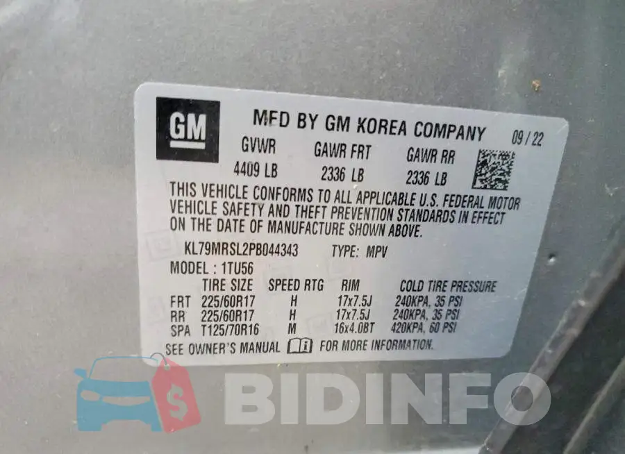 KL79MRSL2PB044343 Photo# 13