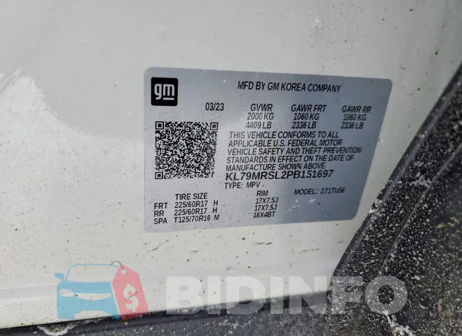KL79MRSL2PB151697 Photo# 14
