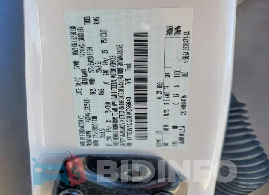 1FTEW1CG3HKD96640 Photo# 13