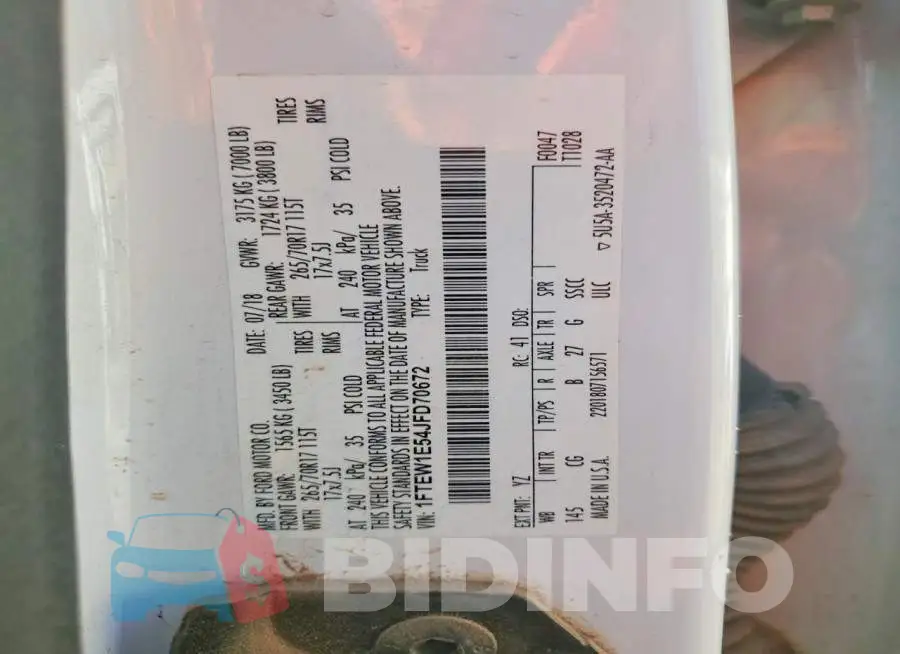 1FTEW1E54JFD70672 Photo# 12