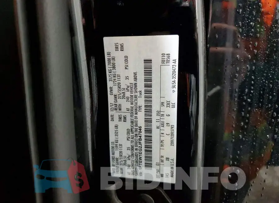 1FTEW1EG2JFB47046 Photo# 13