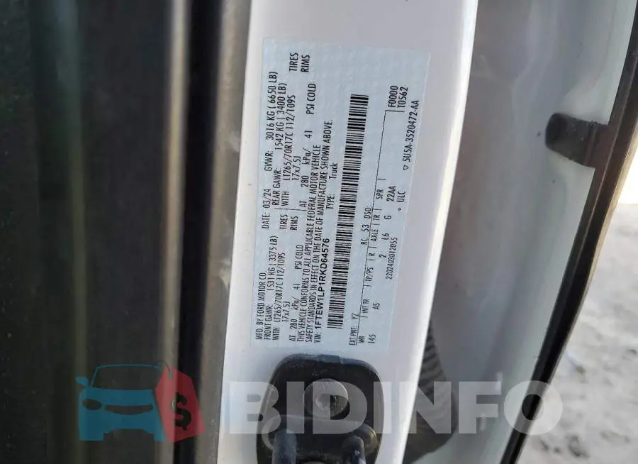 1FTEW1LP1RKD64576 Photo# 12