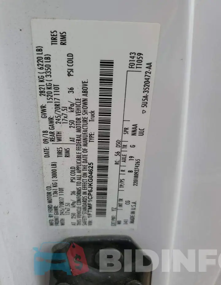 1FTMF1CP6JKG04625 Photo# 12