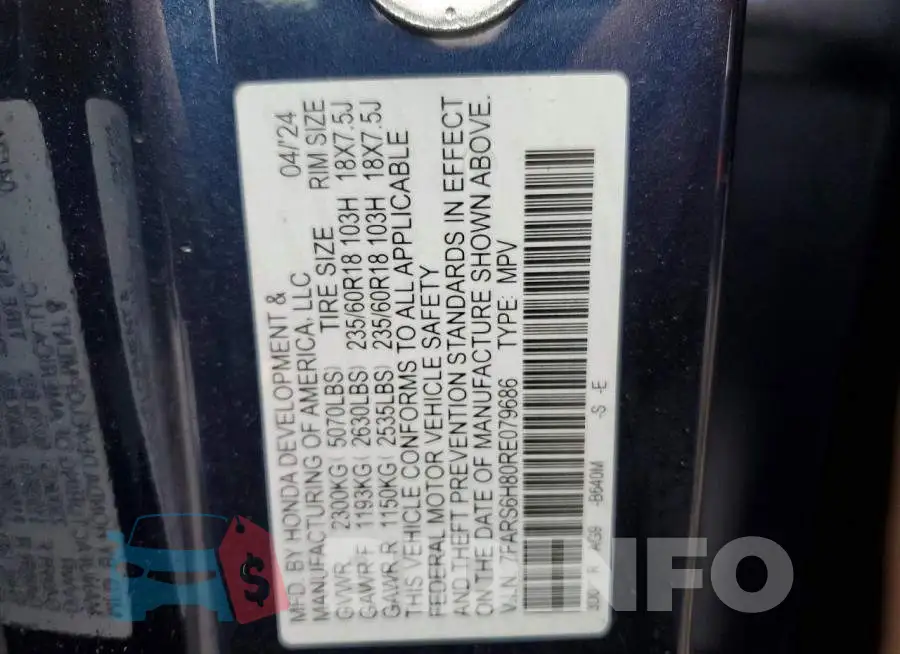7FARS6H80RE079686 Photo# 13