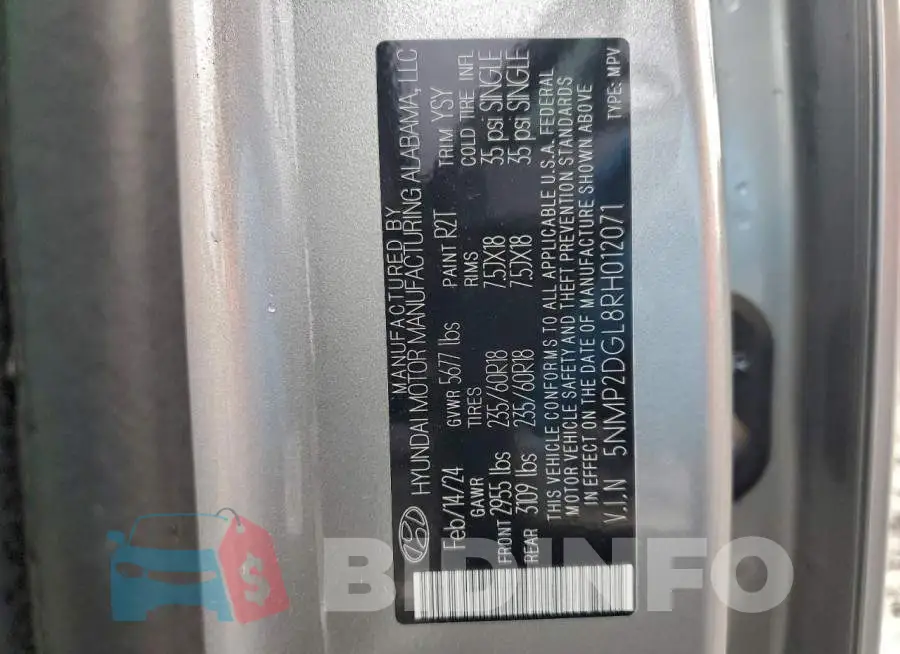 5NMP2DGL8RH012071 Photo# 13