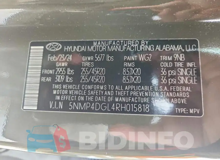 5NMP4DGL4RH015818 Photo# 14