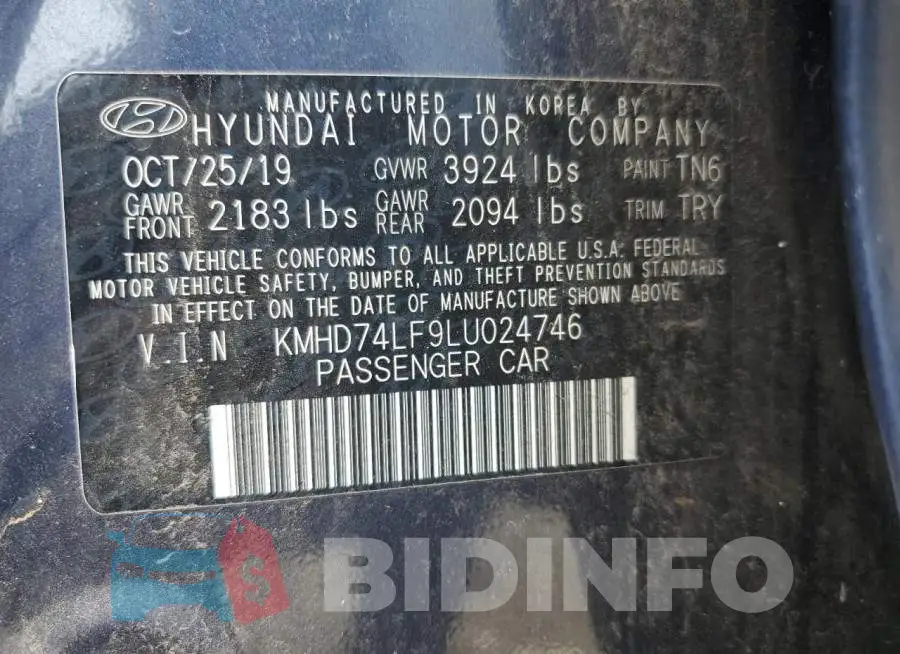 KMHD74LF9LU024746 Photo# 12