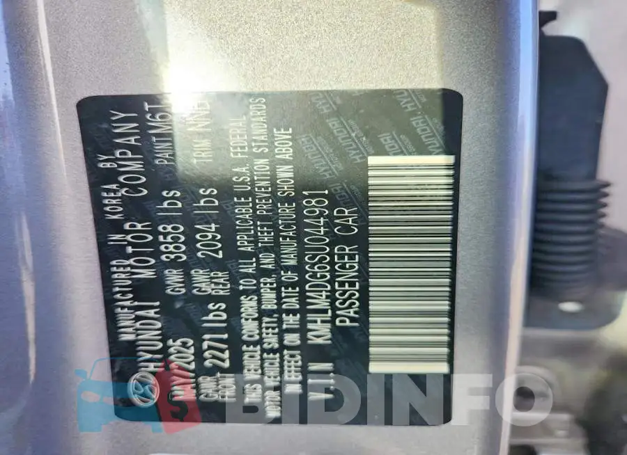 KMHLM4DG6SU044981 Photo# 12