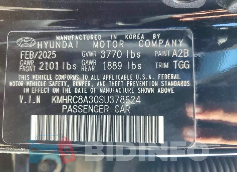 KMHRC8A30SU378624 Photo# 13