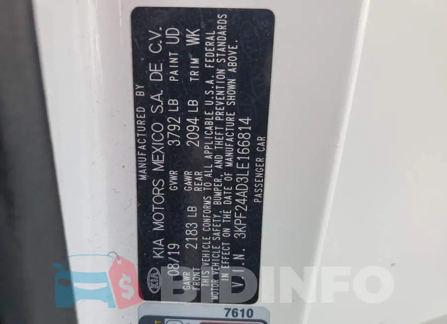 3KPF24AD3LE166814 Photo# 12