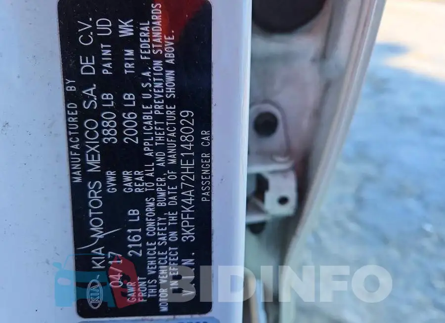 3KPFK4A72HE148029 Photo# 12