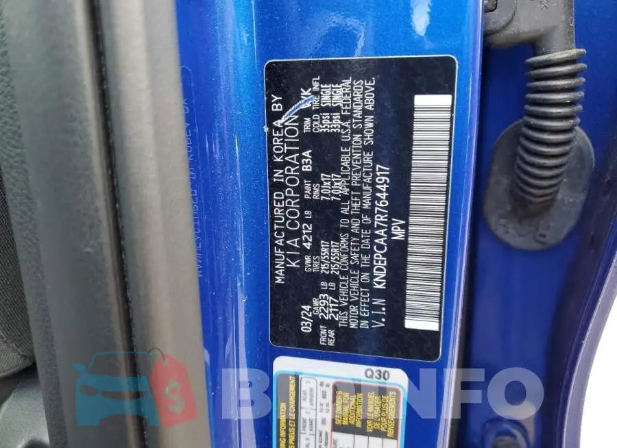 KNDEPCAA7R7644917 Photo# 13