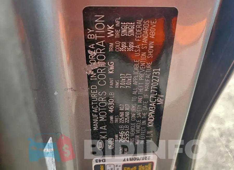 KNDPM3AC7L7702731 Photo# 12