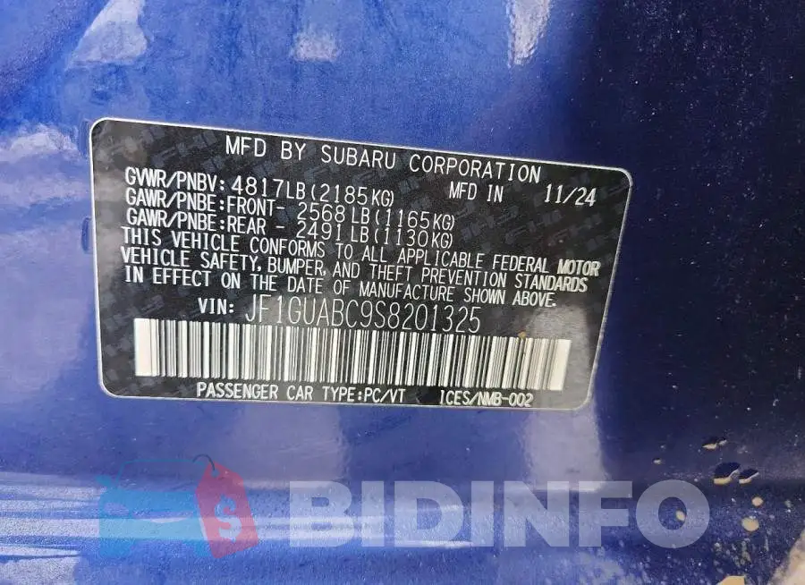 JF1GUABC9S8201325 Photo# 13
