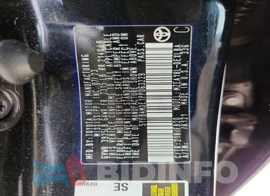 5YFB4MDE1PP063229 Photo# 12