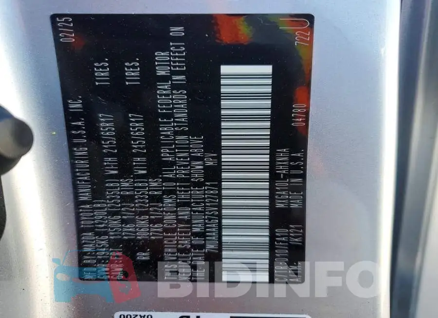 7MUAAAAG7SV127871 Photo# 13