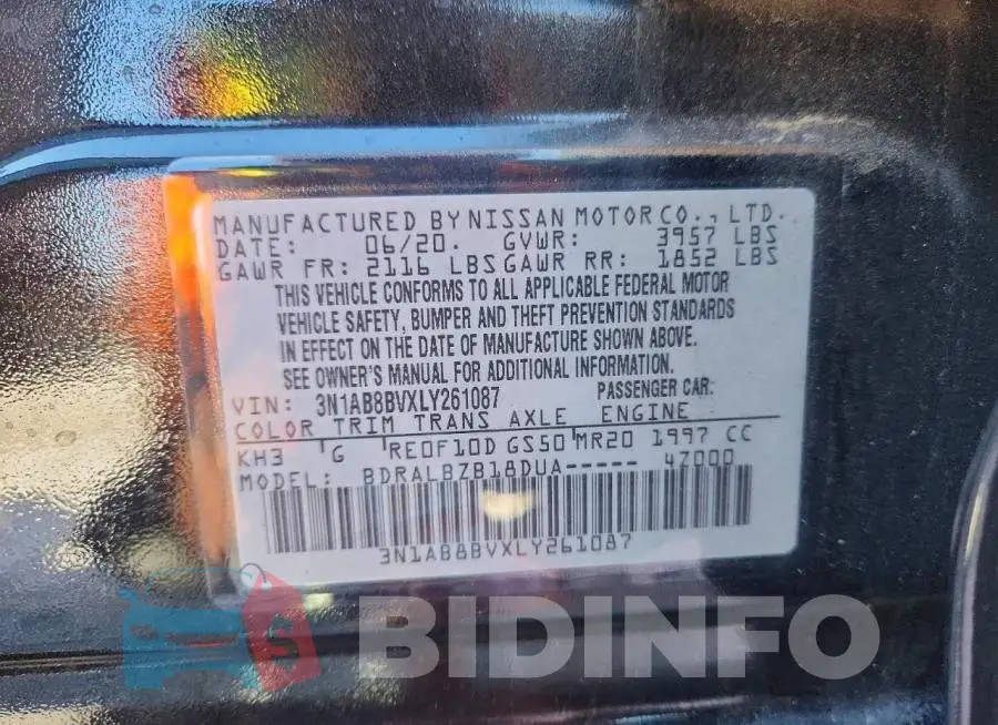 3N1AB8BVXLY261087 Photo# 12