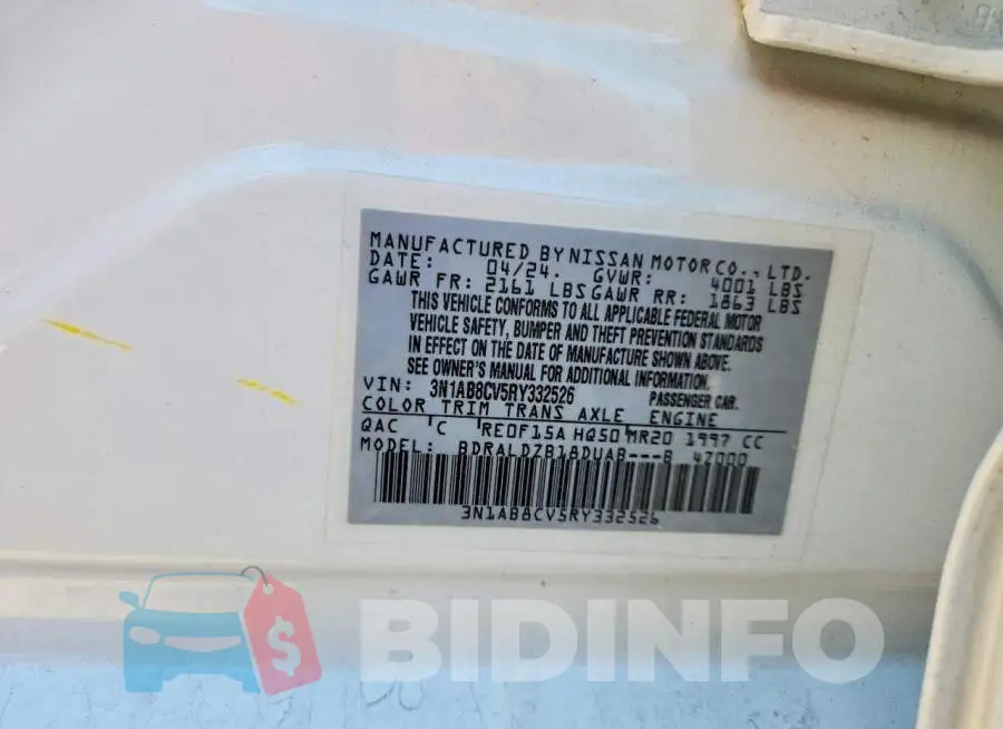 3N1AB8CV5RY332526 Photo# 12
