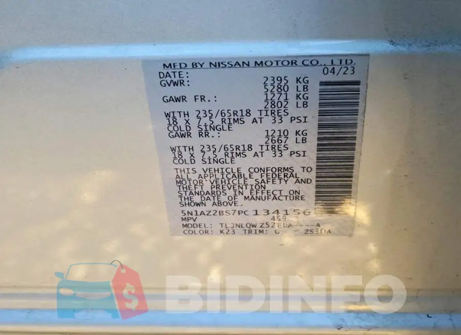 5N1AZ2BS7PC134156 Photo# 13