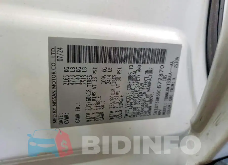 5N1BT3BB6SC672870 Photo# 13