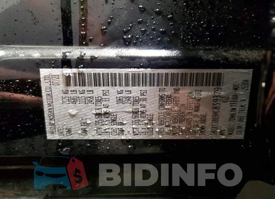 5N1BT3BB9PC859379 Photo# 13