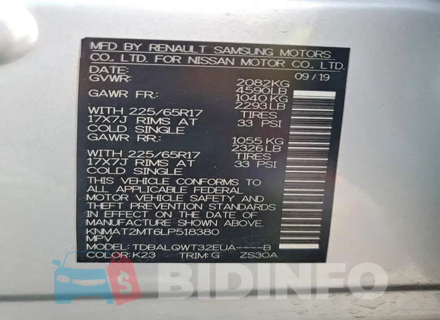 KNMAT2MT6LP518380 Photo# 13