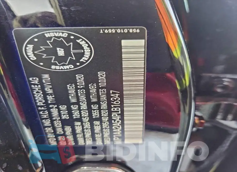WP1AA2A54PLB16347 Photo# 12