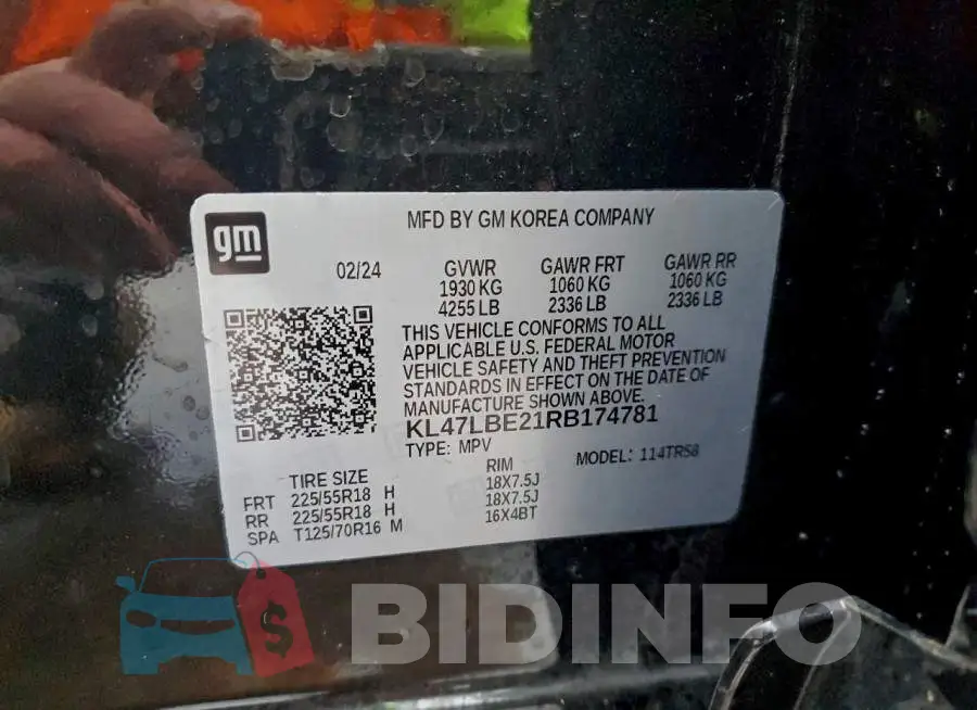 KL47LBE21RB174781 Photo# 13