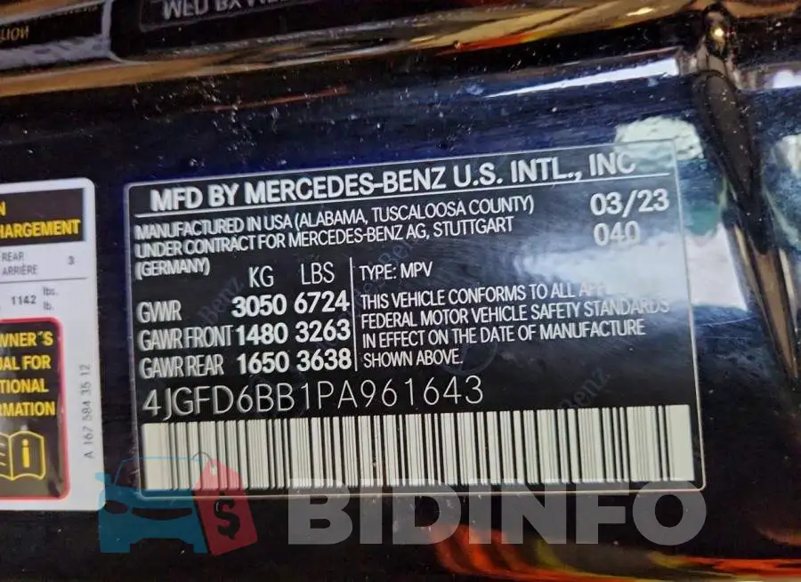 4JGFD6BB1PA961643 Photo# 12