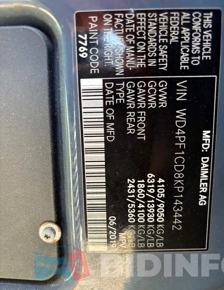 WD4PF1CD8KP143442 Photo# 10