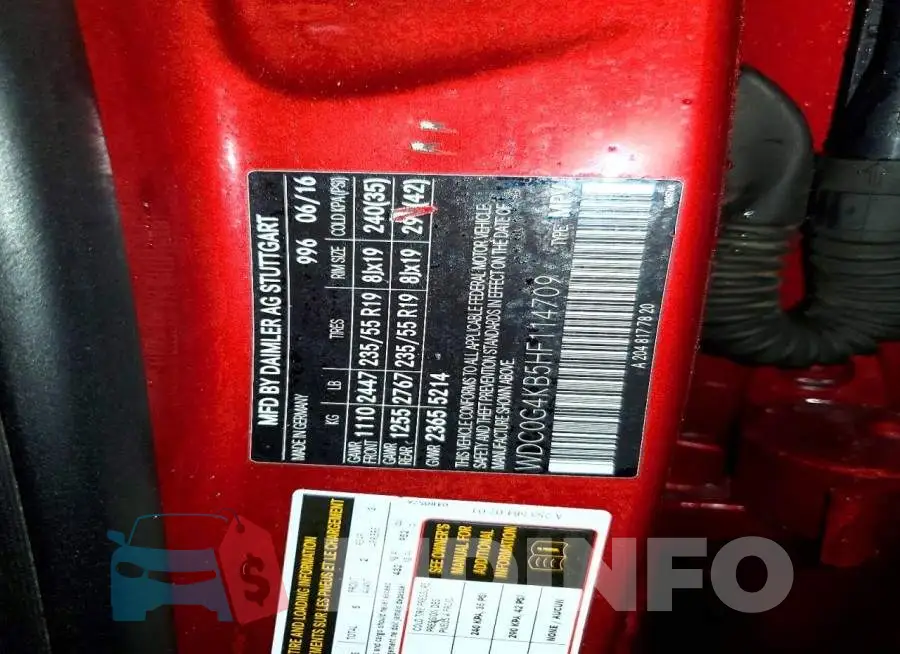WDC0G4KB5HF114709 Photo# 12