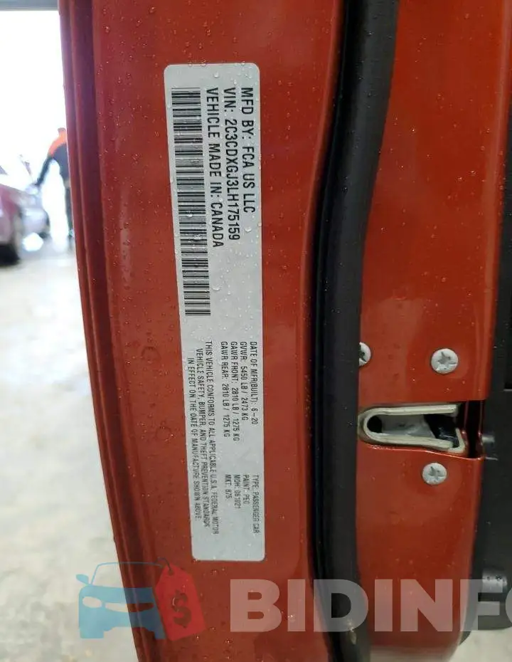 2C3CDXGJ3LH175159 Photo# 12