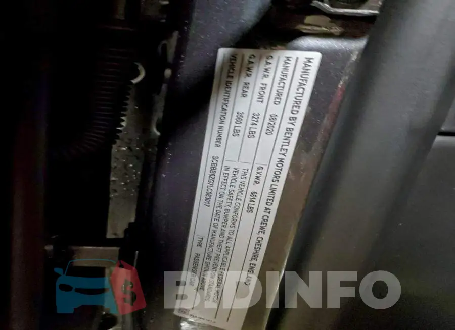 SCBBB6ZG7LC083017 Photo# 13