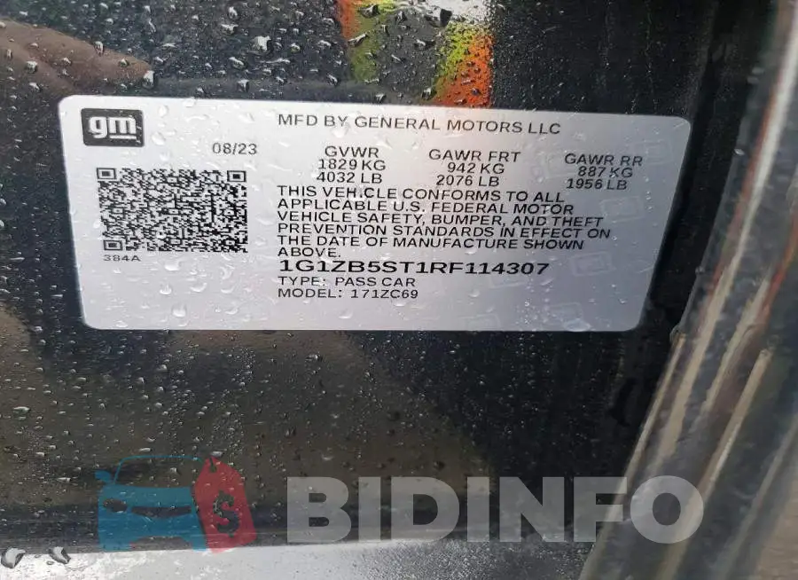 1G1ZB5ST1RF114307 Photo# 13