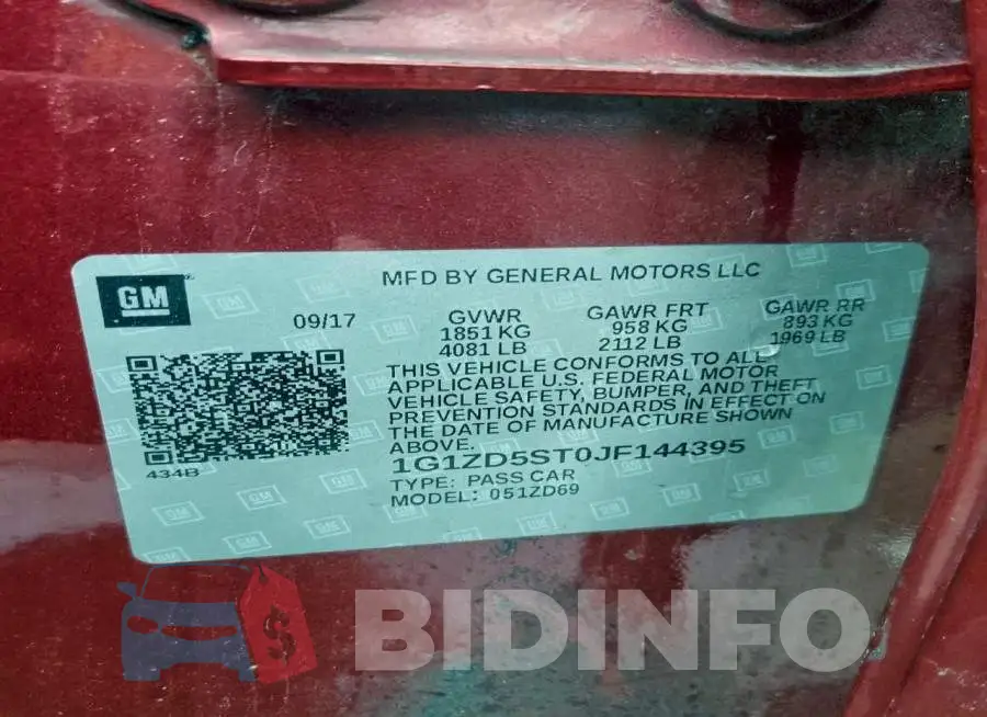 1G1ZD5ST0JF144395 Photo# 12