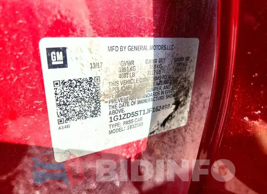 1G1ZD5ST1JF162498 Photo# 12