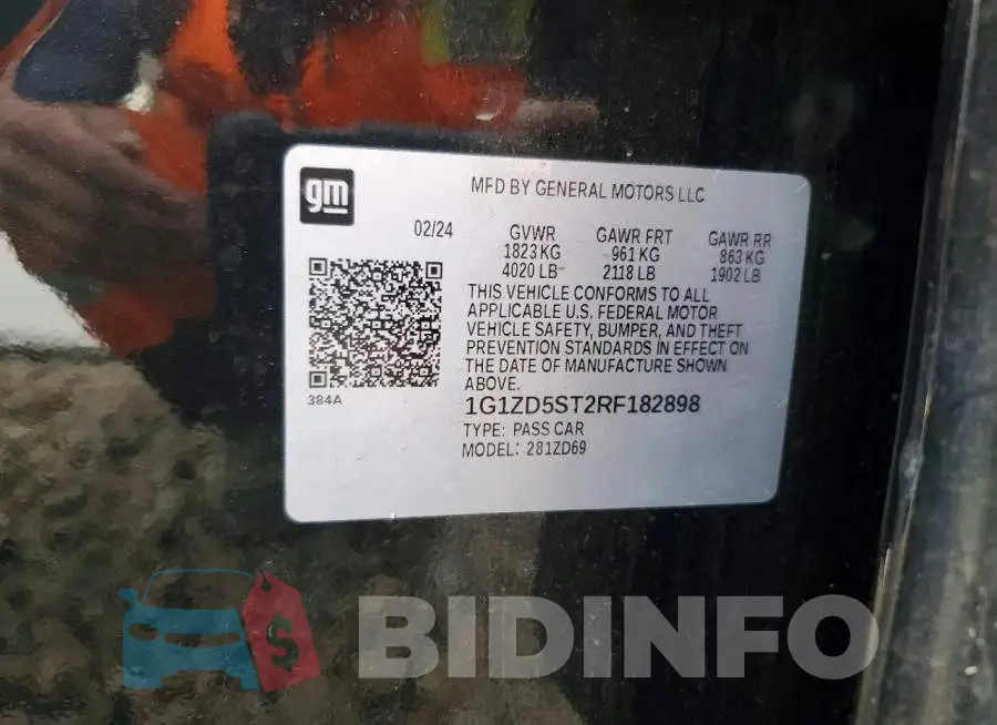 1G1ZD5ST2RF182898 Photo# 12