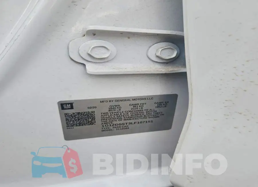 1G1ZD5ST3LF107151 Photo# 12