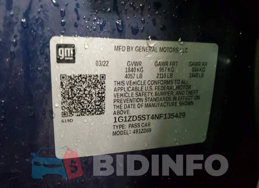 1G1ZD5ST4NF135429 Photo# 12